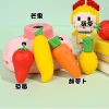 Giant fruit carrot eraser, cute eraser, clean and traceless, student-free eraser, creative stationery Specification image